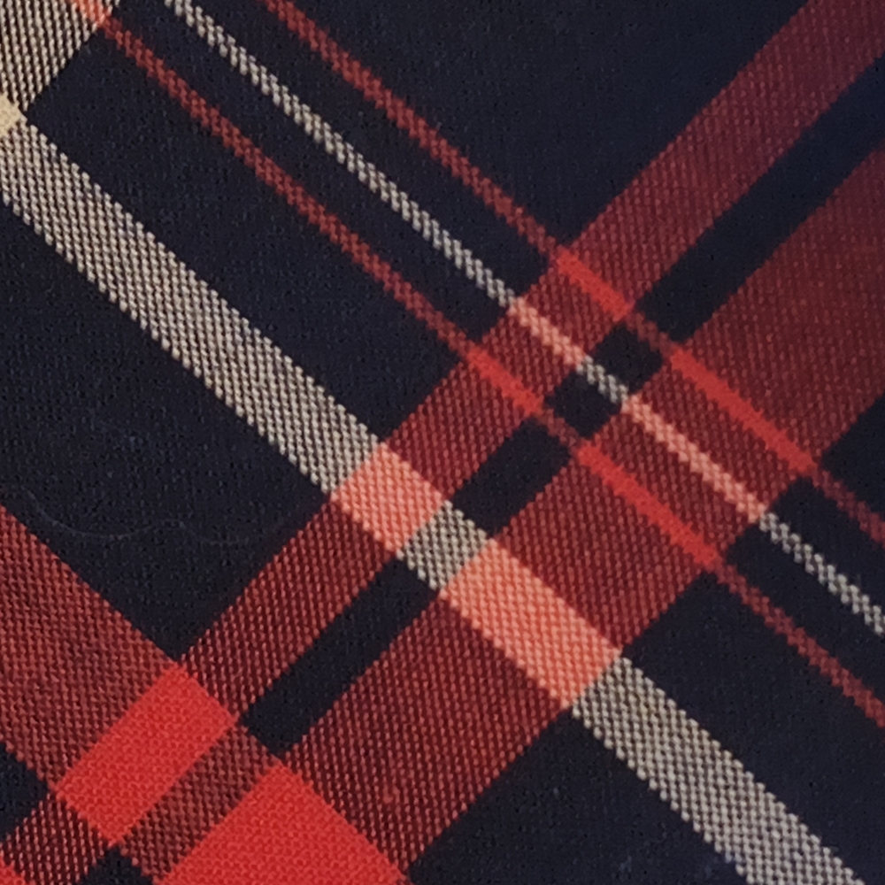 Neiman Marcus Red and Blue Plaid Tie